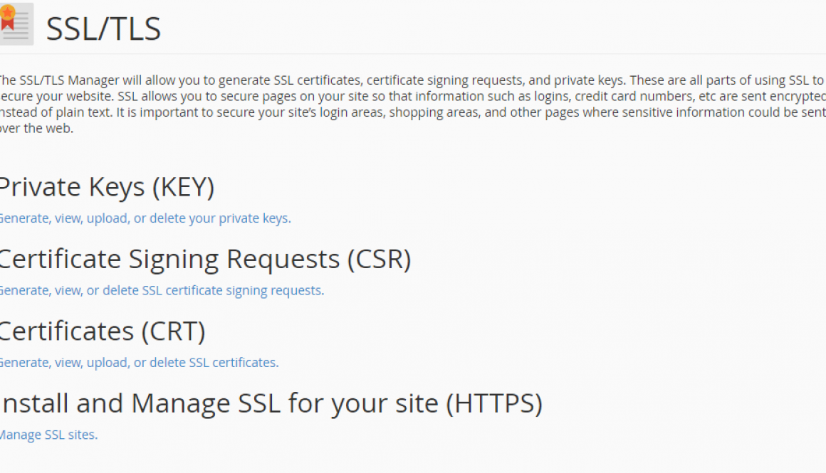 Install SSL HTML